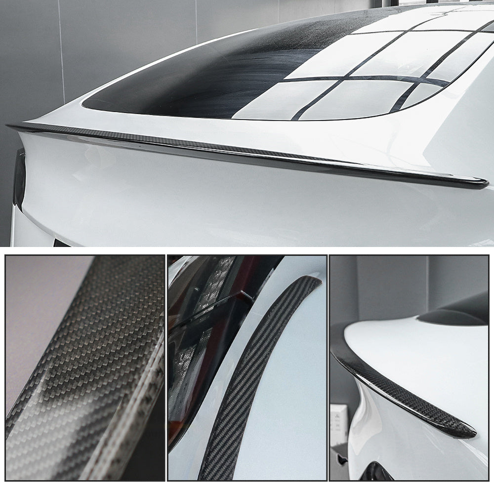 Model 3/Y Real Carbon Fiber Rear Trunk Lip Spoiler