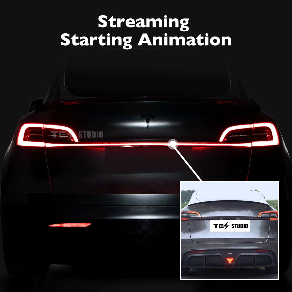 Knight Rider Full-Width Strip Tail Lighit for Model 3/Y