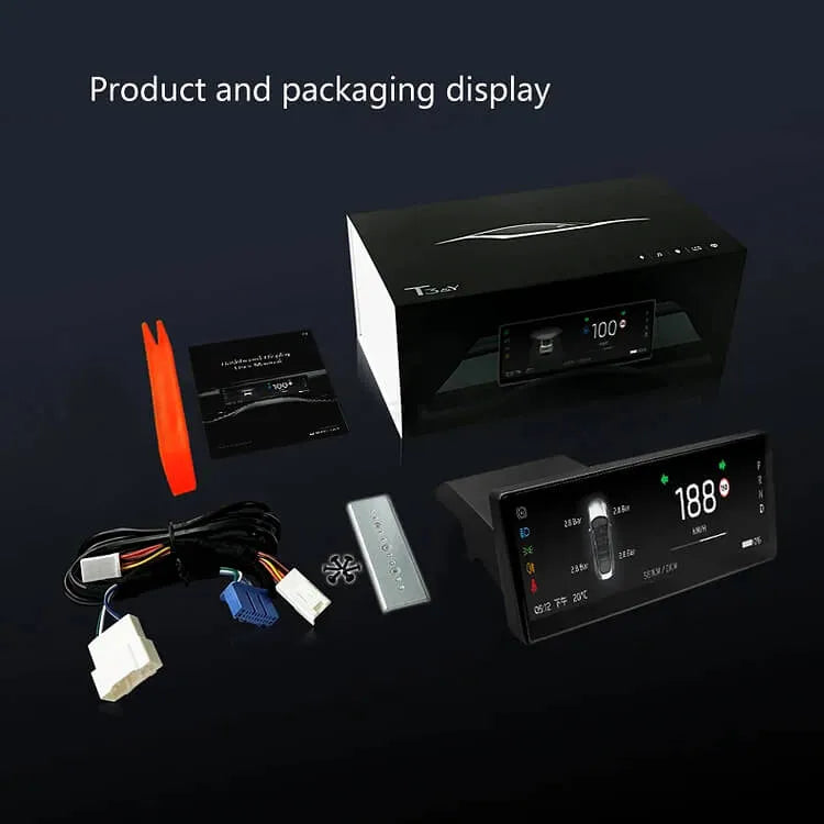 Tesla Model 3/Y 8.8 Inch Dashboard Touch Screen With Carplay & Android Auto Voice Control