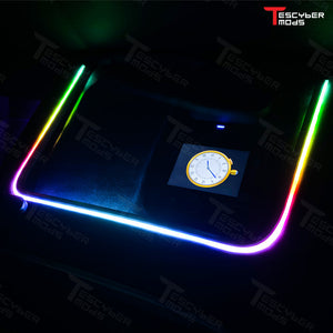 Tescybermod Model 3/Y Phone charger Ambient Light anti-slip pad