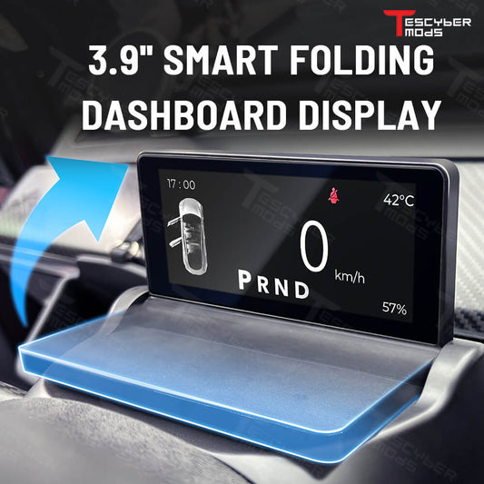 Tescybermod Model 3/Y Flip-up TES-F39 Dashboard Display