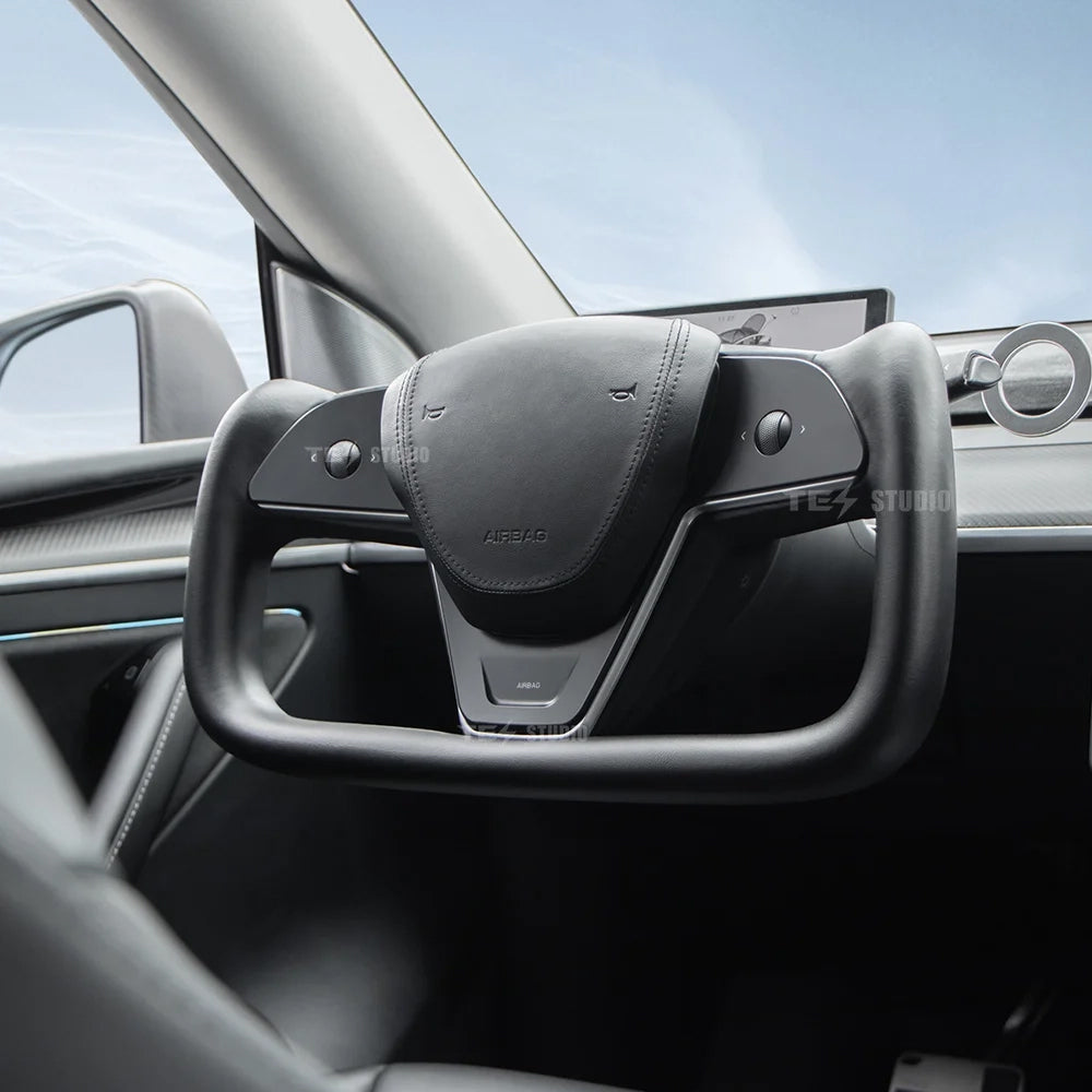 TesCyberMods Model 3/Y - Model S/X Inspired Yoke Steering Wheel