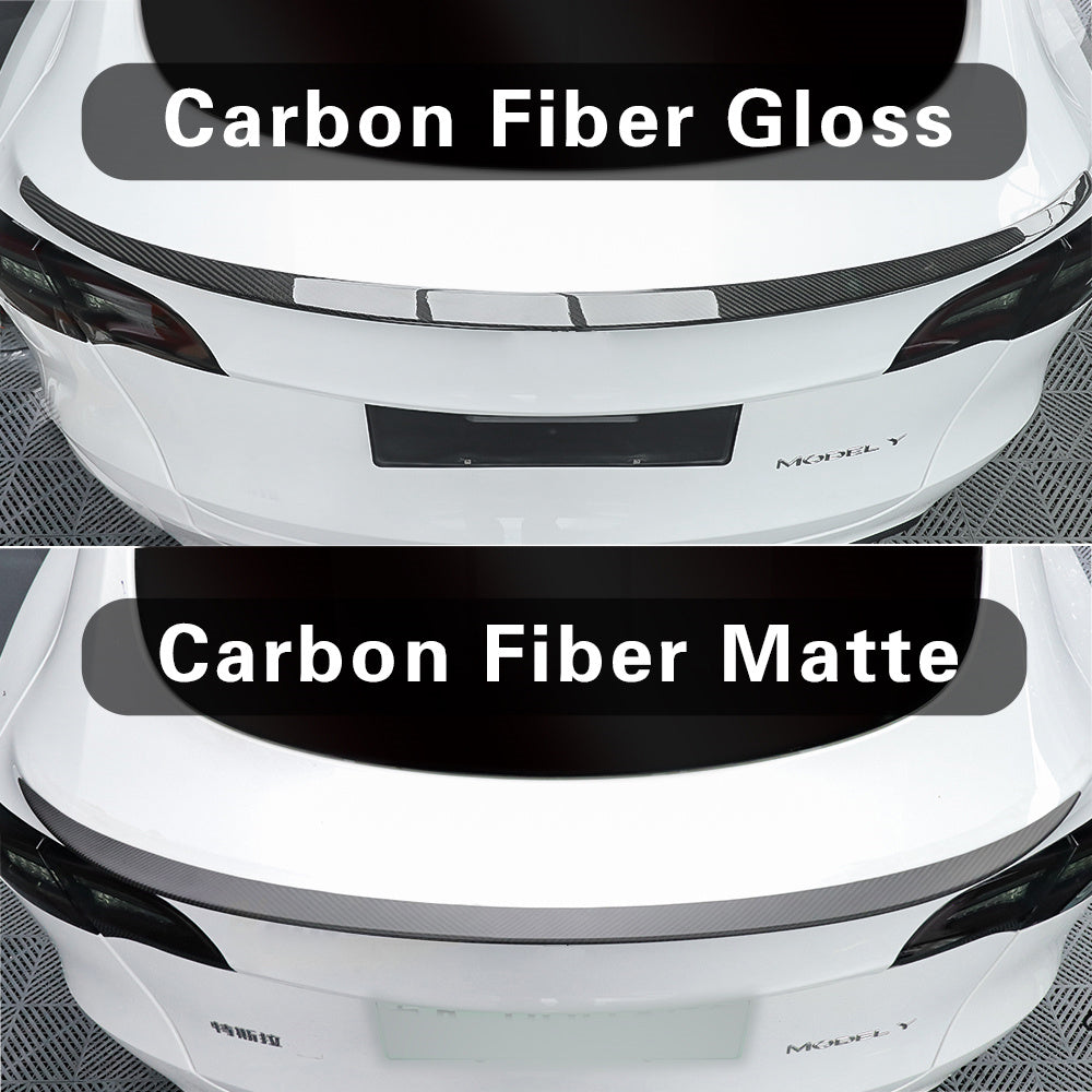 Model 3/Y Real Carbon Fiber Rear Trunk Lip Spoiler