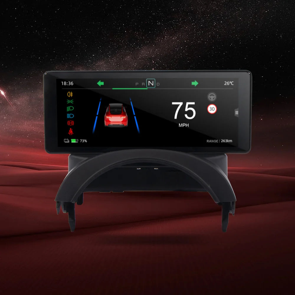 TescyberMods 6.86" Dashboard Carplay Touch Screen for Model 3/Y (F68)