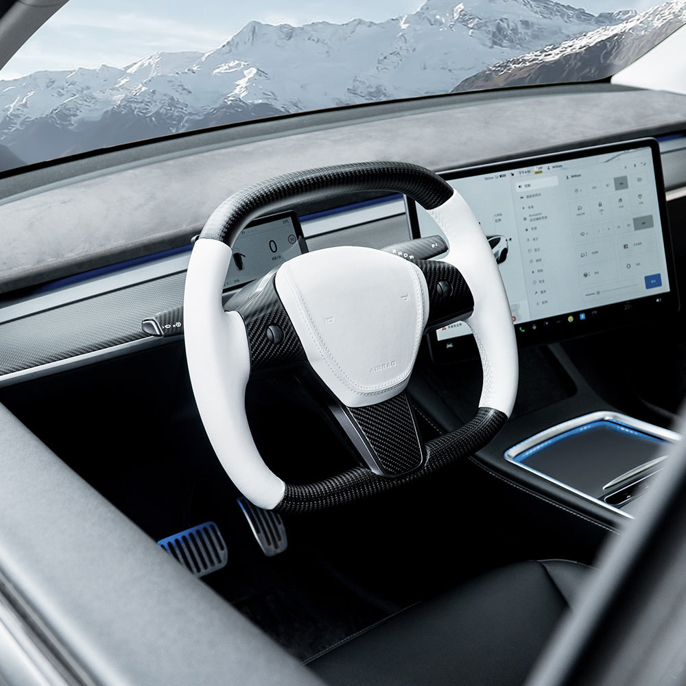 Tesstudio Cyber Steering Wheel for Model Y / 3
