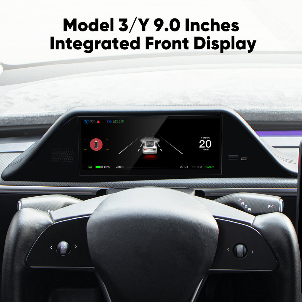 TesCyberMods 8.9 Inch Integrated Instrument Cluster Display Screen For Model 3 Y accessories-