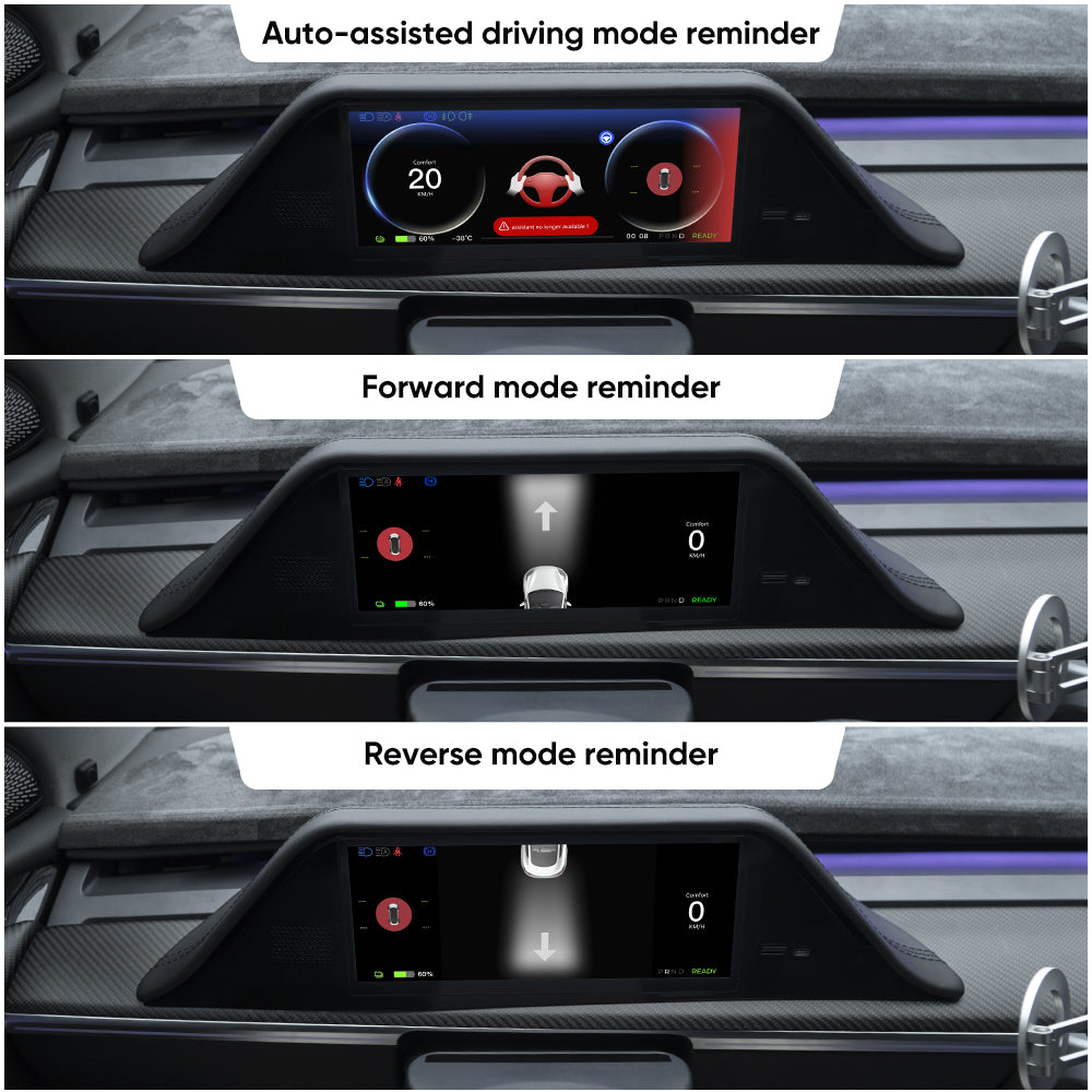 TesCyberMods 8.9 Inch Integrated Instrument Cluster Display Screen For Model 3 Y accessories-