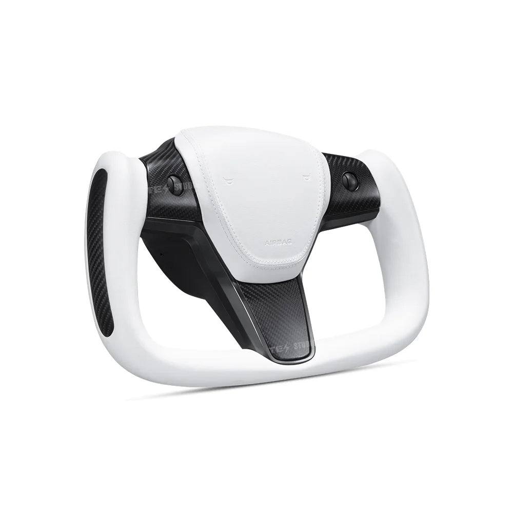 Model 3/Y Carbon Fiber Classic Yoke Style Steering Wheel