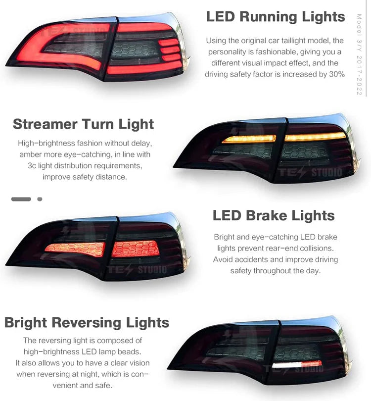 Model 3/Y Eagle Eye Style Tail Light