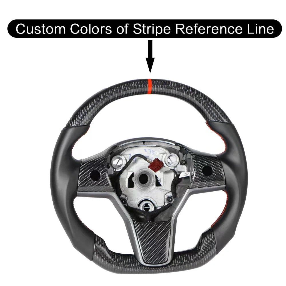 Model 3/Y Napa Carbon Fiber Steering Wheel Custom