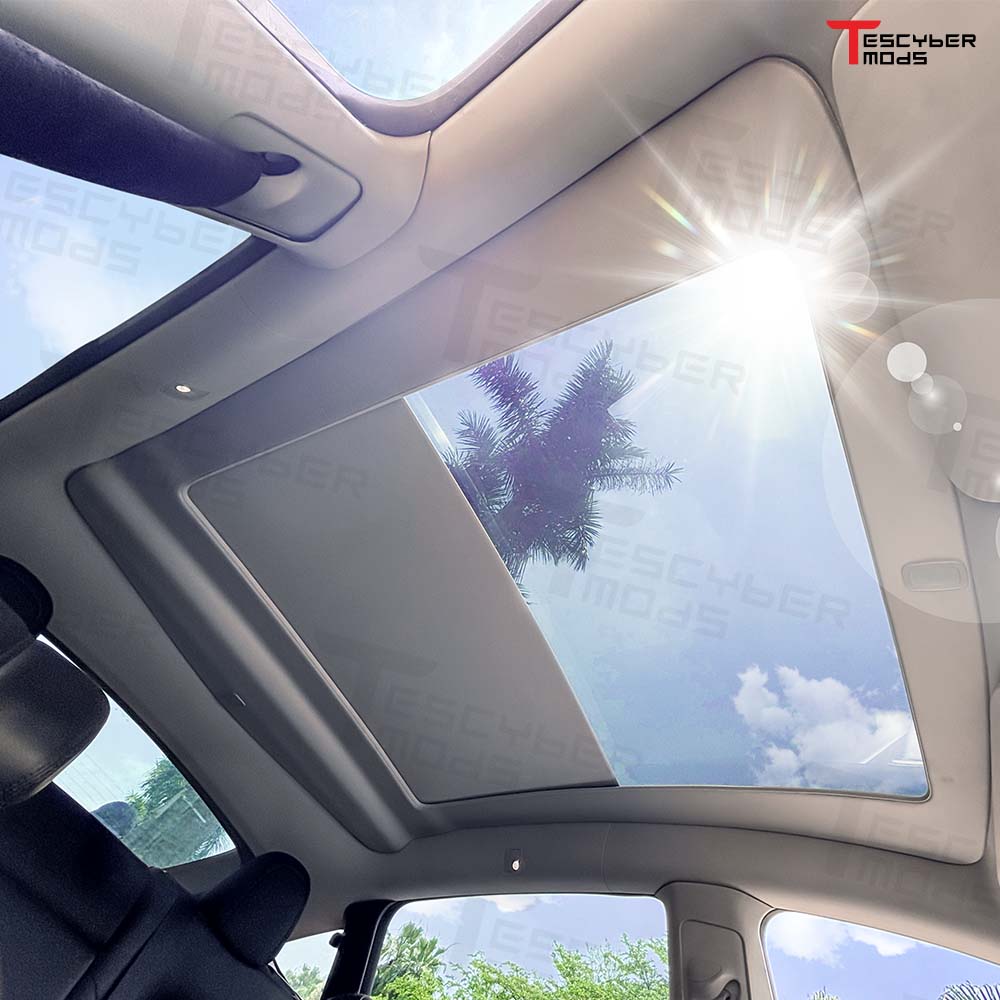 Electric Retractable Sunshade for Model Y