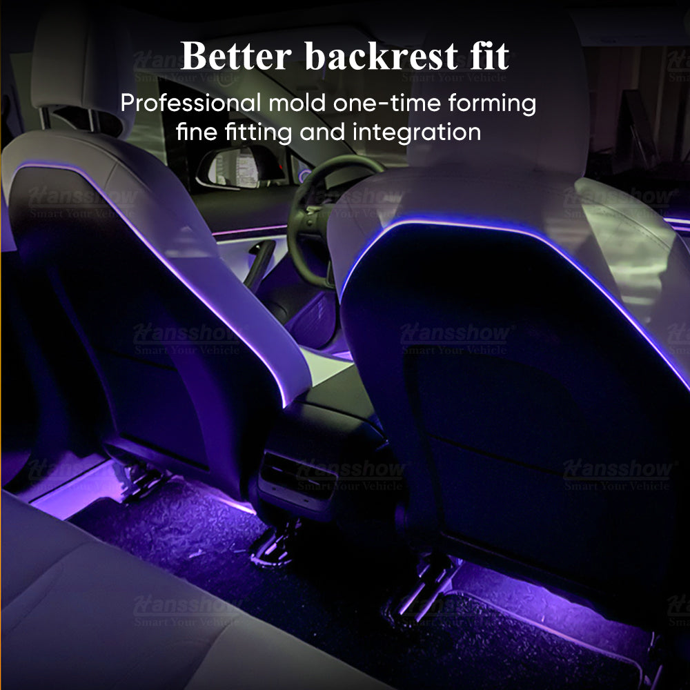 Tesstudio 2021+ Model 3/Y Laser Carving Ambient Lighting Upgrade Kit